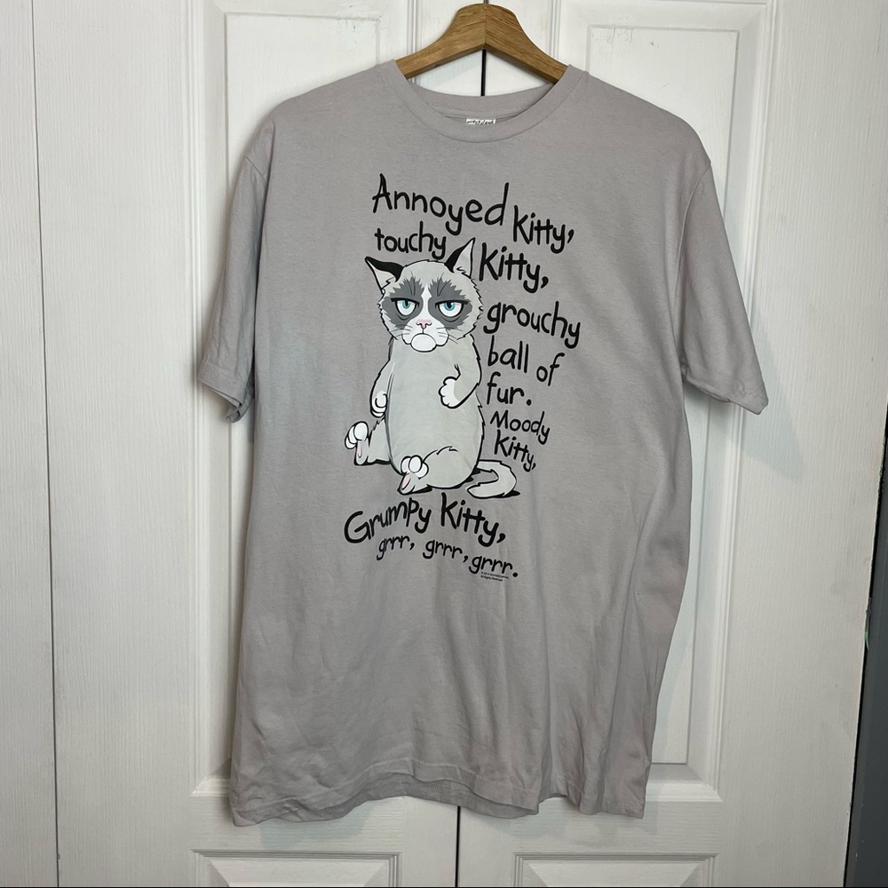 BUY 2 GET 3rd FREE Grumpy Cat, Soft Kitty t-shirt size XL - Picture 3 of 6